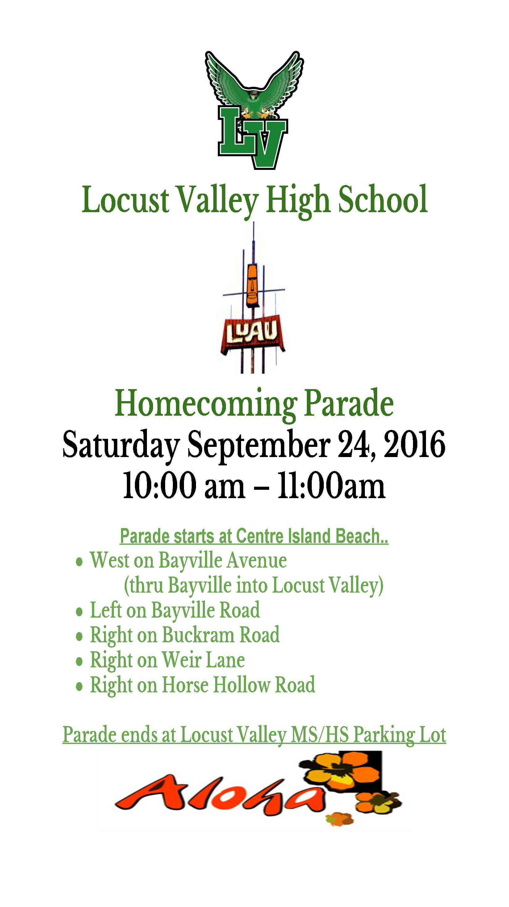 LVHS Homecoming Parade